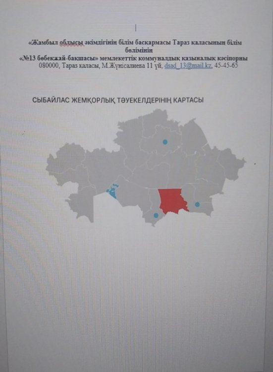 Сыбайлас жемқорлық тәуекелдерінің картасы